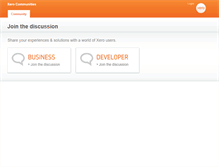 Tablet Screenshot of community.xero.com